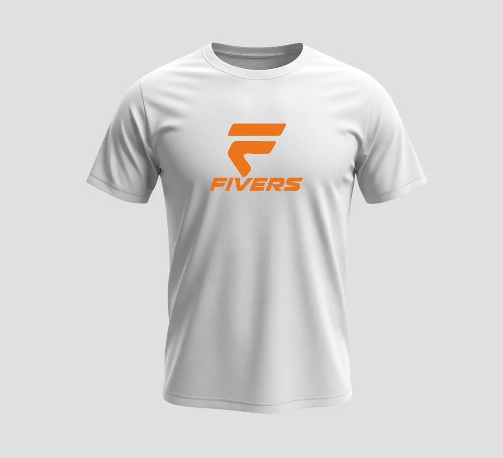 Fivers Edge bianca logo grande 3 colori