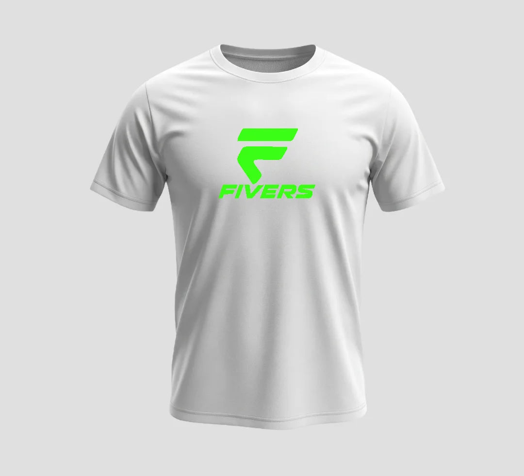 Fivers Edge bianca logo grande 3 colori