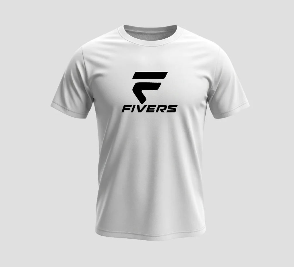 Fivers Edge bianca logo grande 3 colori
