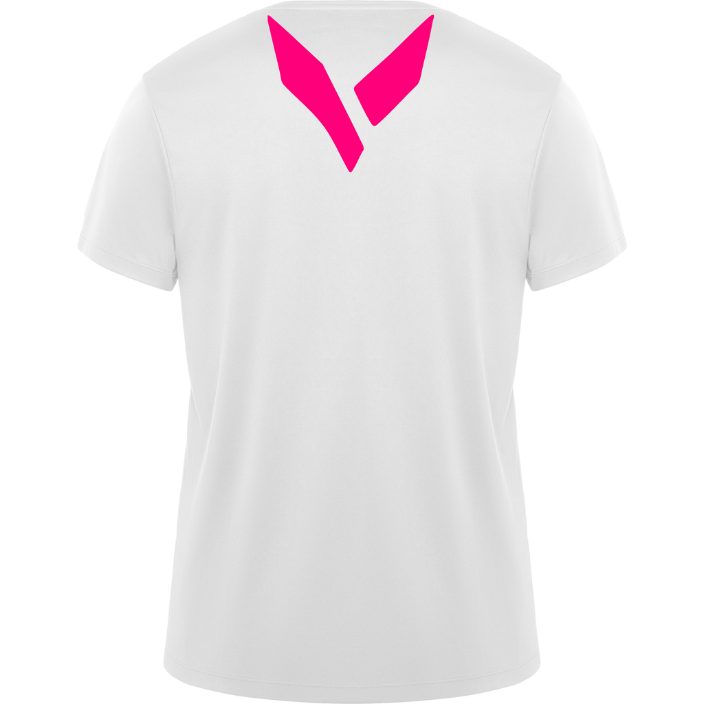 Fivers Edge bianca logo rosa