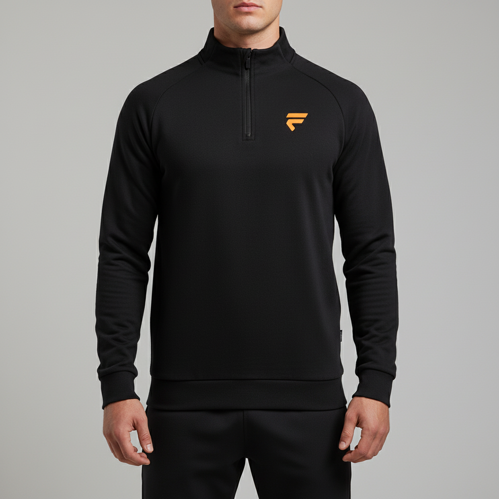 Fivers Black Zip Orange Man