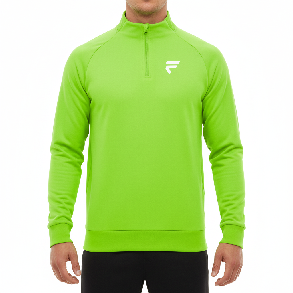 Fivers Green Zip Clean Background