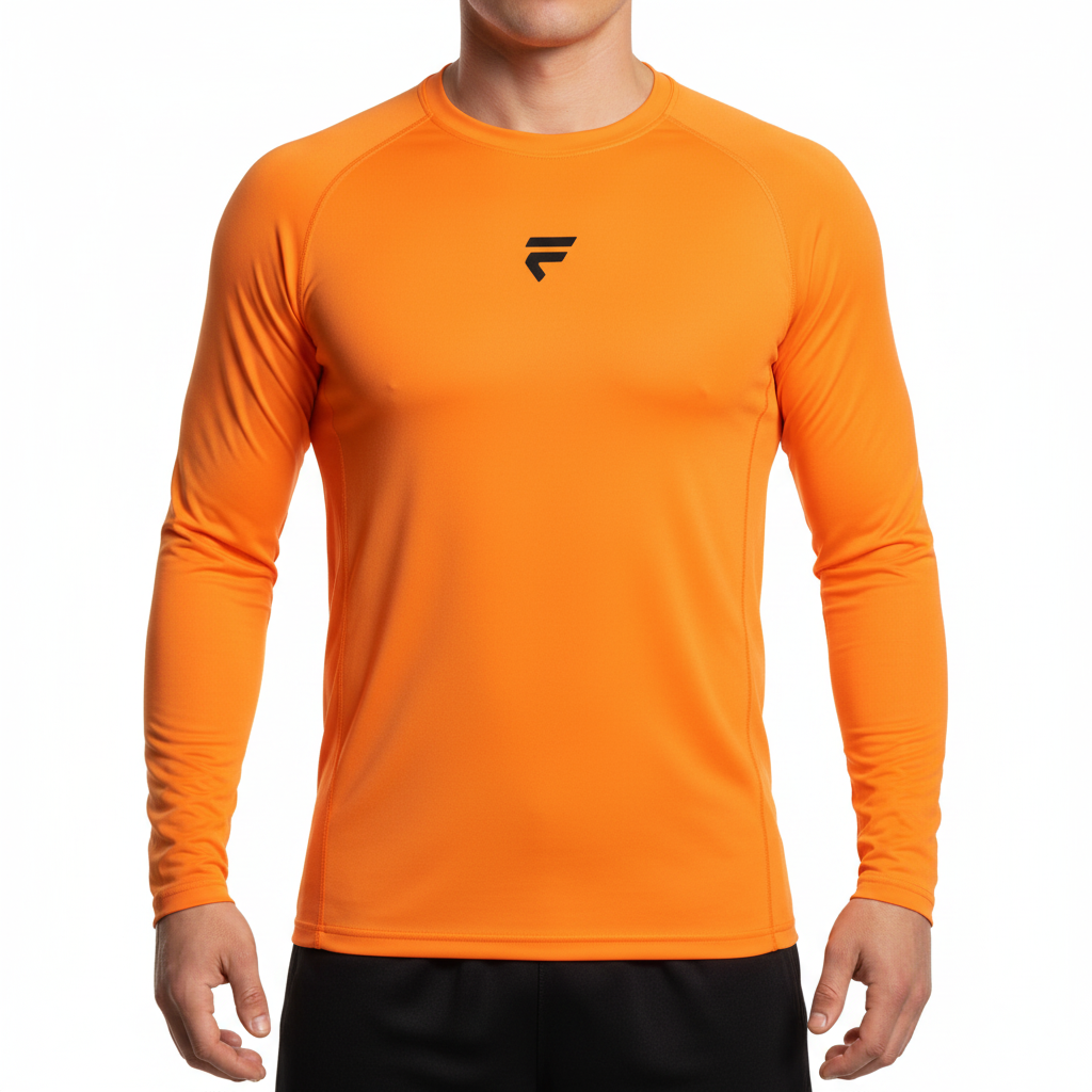 Fivers Orange Long Sleeve Body Visible