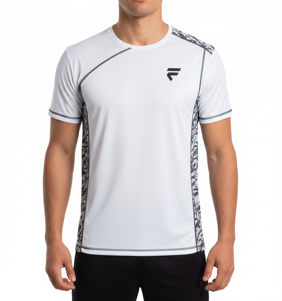 Fivers White Camo Black Man