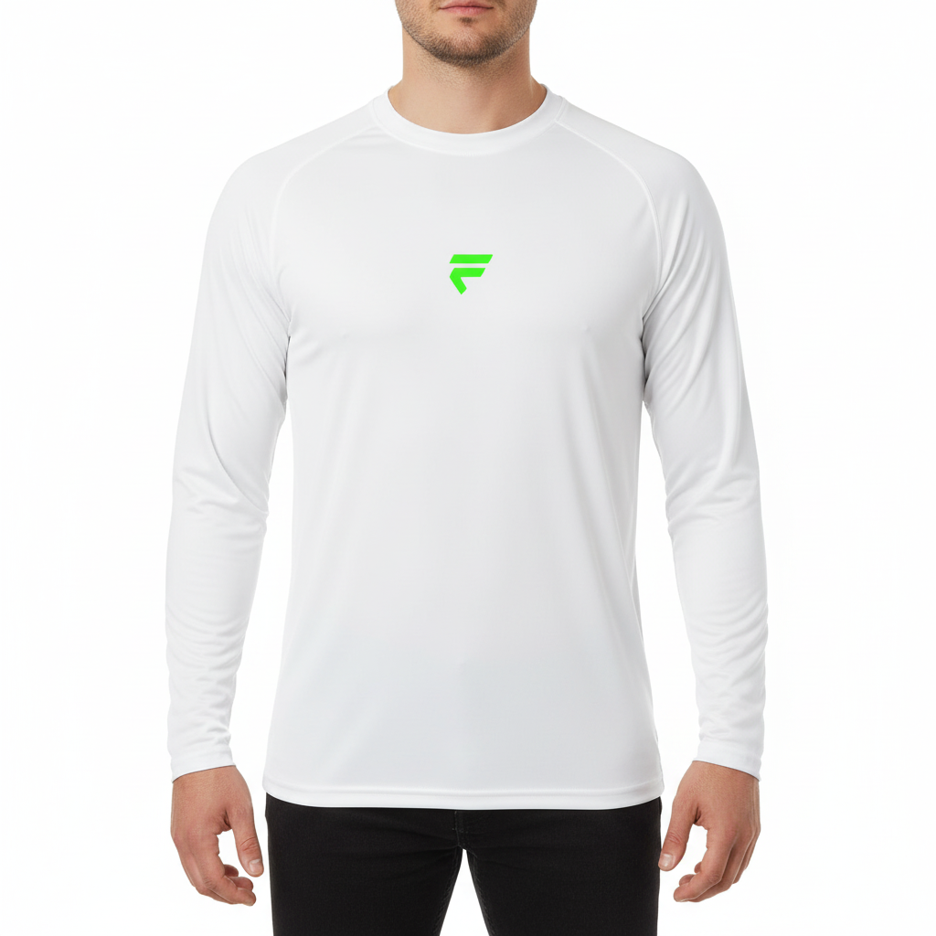 Fivers White Long Sleeve Green