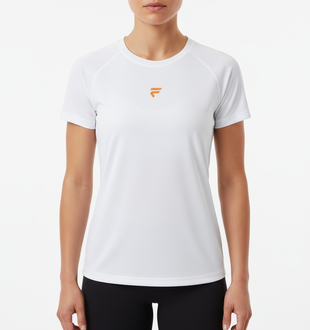 Fivers White Small Orange Woman