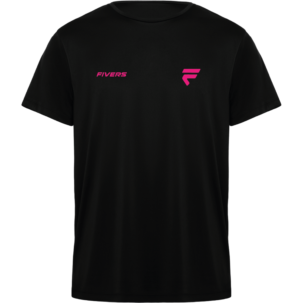 Fivers Volt donna nero logo rosa