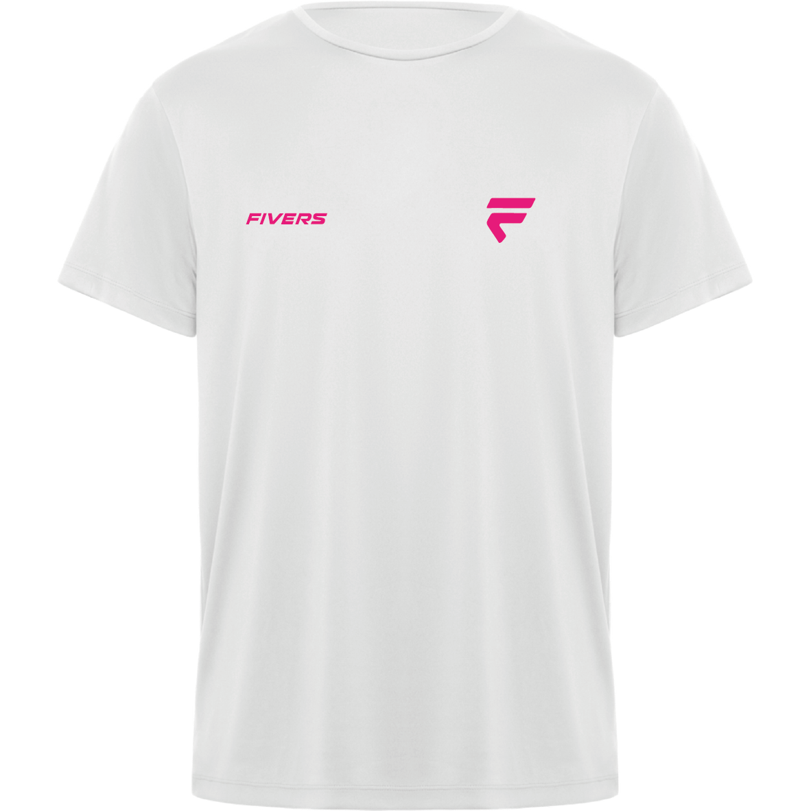 Fivers Volt donna bianca logo rosa