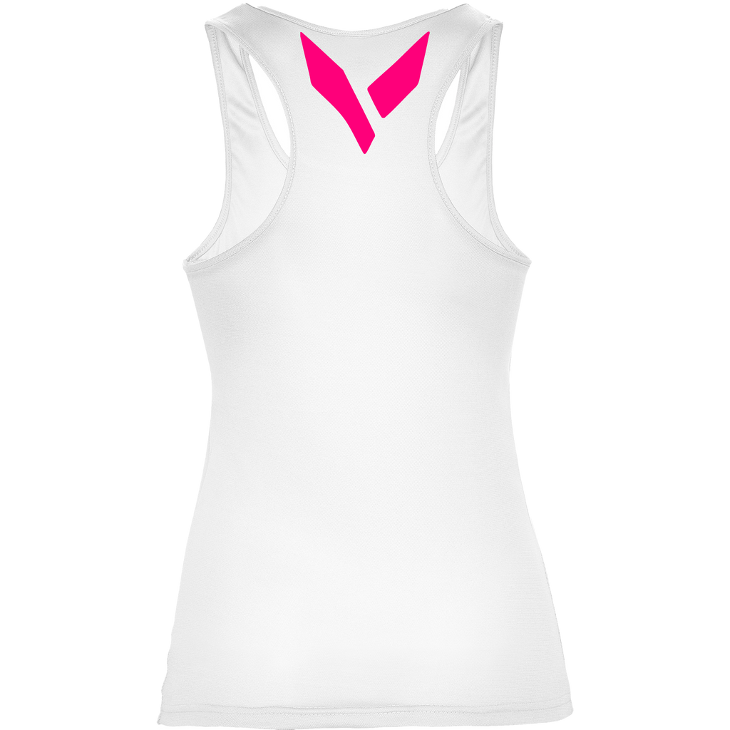Fivers Pulse bianca logo rosa