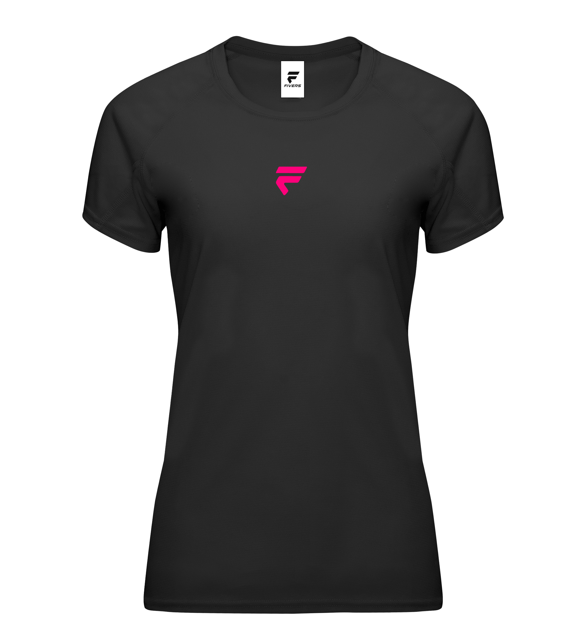 Fivers Kinetic donna nera logo rosa