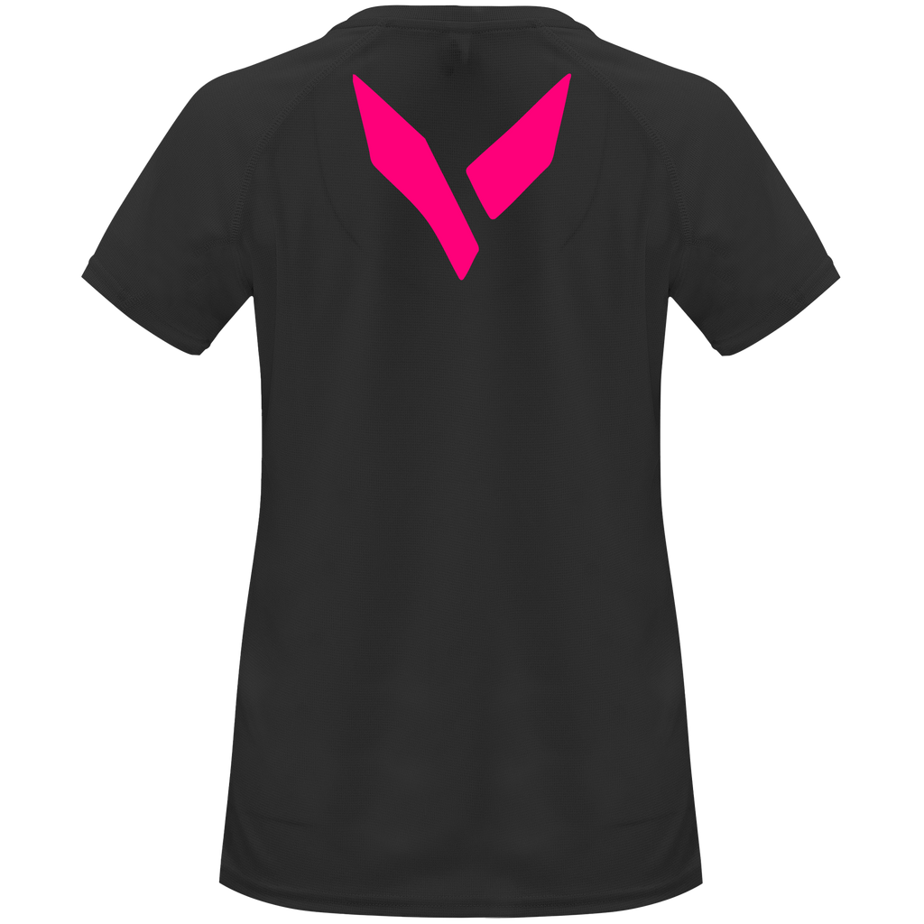 Fivers Kinetic donna nera logo rosa